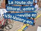 La route du littoral, entre Varengeville et Saint-Valery-en-Caux