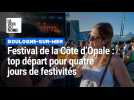 Boulogne : top départ pour quatre jours de festivités au Festival de la Côte d'Opale