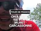 Tour de France : on a fait la 15e étape Muret-Carcassonne