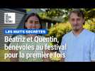 Béatriz et Quentin, bénévoles aux Nuits secrètes pour la première fois