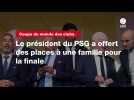 VIDÉO. Coupe du monde des clubs. Le président du PSG a offert des places à une famille pour la finale