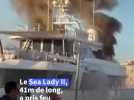 Un yacht prend feu sur le port de Saint-Tropez