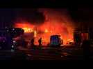 Explosion à Marcinelle durant la nuit