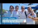 George Clooney, invité surprise d'un restaurant du bord de mer de La Ciotat