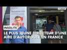 Louis Antunes, plus jeune directeur d'aire d'autoroute en France