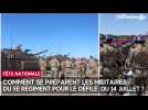 Comment se sont préparés les militaires du 5e régiment pour le défilé du 14 juillet ?