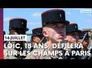14-Juillet : Loïc, 18 ans, défilera sur la première fois sur les Champs-Elysées