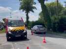 Neuf-Berquin : une voiture finit dans le fossé, la conductrice coincée dans le véhicule