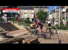 Tour de France 2025. Un champion du monde de vélo, en attendant le peloton, près de Rennes