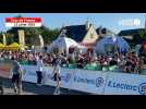 Tour de France: à Saint-Méen-le-Grand, déjà l'ambiance quatre heures avant le départ !