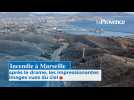 Les impressionnantes images de l'incident à Marseille, vu du ciel