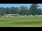 Entraînement d'Anderlecht en stage à Renesse aux Pays-Bas