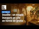 « On veut faire vivre la ville » : un couple d'Outreau inaugure un gîte en forme de grotte