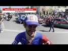VIDÉO. Saint-Guillaume-la-Chardonne, casquette dédiée... Martin-Guyonnet chez lui pour cette 6e étape
