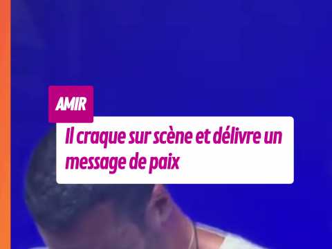 VIDEO : Amir : Il craque sur la scne des Fra…