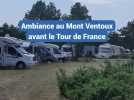 Ambiance au Mont Ventoux avant le Tour de France