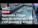 Wissant (62) : nager dans un camion piscine !