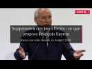 Suppression des Jours Fériés : Décryptage de la Mesure Bayrou