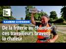 Horaires décalés, travail réduit : de la friterie au chantier, ces travailleurs bravent la chaleur