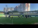 Anderlecht à l'entraînement avant la rencontre au Sheriff