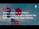 VIDEO. Quels produits la France importe-t-elle le plus depuis les États-Unis ? On vous répond