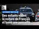 Milan : des enfants volent une voiture et tuent une passante