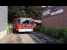 Brand im Gewerbegebiet Ben-Ahin bei Huy