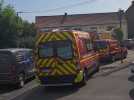 Un grand dispositif de pompiers rue de Gaulle à Ferrière-la-Grande