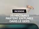 Incendie dans le Gers : 25 hectares partent en fumée à Montesquiou