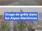 Orage de grêle dans les Alpes-Maritimes