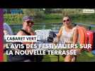 Que pensent les festivaliers de la terrasse flottante ?