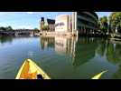 VIDÉO. Belles sensations sous le soleil : une descente du Loir en kayak