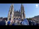 VIDÉO. À Pontmain, les célébrations pour l'Assomption ont débuté