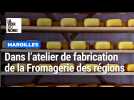 Dans l'atelier de fabrication de la Fromagerie des régions à Maroilles