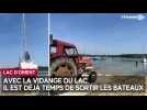 Avec la vidange du lac d'Orient, il est déjà temps de sortir les bateaux à Lusigny-sur-Barse