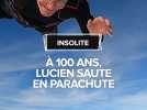 À 100 ans, Lucien Marty saute en parachute et bat le record de France