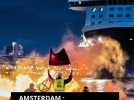 Amsterdam : manifestation d'Extinction Rebellion contre un bateau de croisière