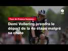VIDÉO. Tour de France femmes. Demi Vollering prendra le départ de la 4e étape malgré sa chute