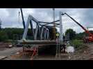 Brücke von Louheau bei Pepinster wird ersetzt