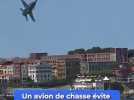 En Espagne, un avion de chasse évite une catastrophe de justesse. Les images sont impressionnantes ...