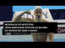 Mondiaux de natation : Léon Marchand explose le record du monde à Singapour