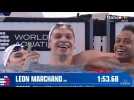 Léon Marchand décroche sa première médaille d'or aux Mondiaux de natation : a-t-il battu un...