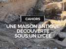 Une maison antique découverte sous un lycée à Cahors dans le Lot