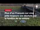VIDEO. Plus d'un Français sur cinq jette toujours ses déchets par la fenêtre de sa voiture