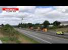 VIDÉO. Une personne évacuée par hélicoptère après un accident routier en direction de Saint-Nazaire