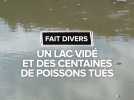 Erreur humaine ou acte malveillant, un lac de pêche s'est en partie vidé