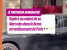 Le YouTubeur AmineMaTue repéré au volant de sa Mercedes