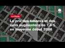 VIDEO. Le prix des timbres et des colis augmentera de 7,4 % en moyenne début 2026