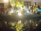 Quand le cortège nautique s'allume le soir venue