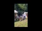 C'est parti pour la grande fête médiévale d'Azincourt.